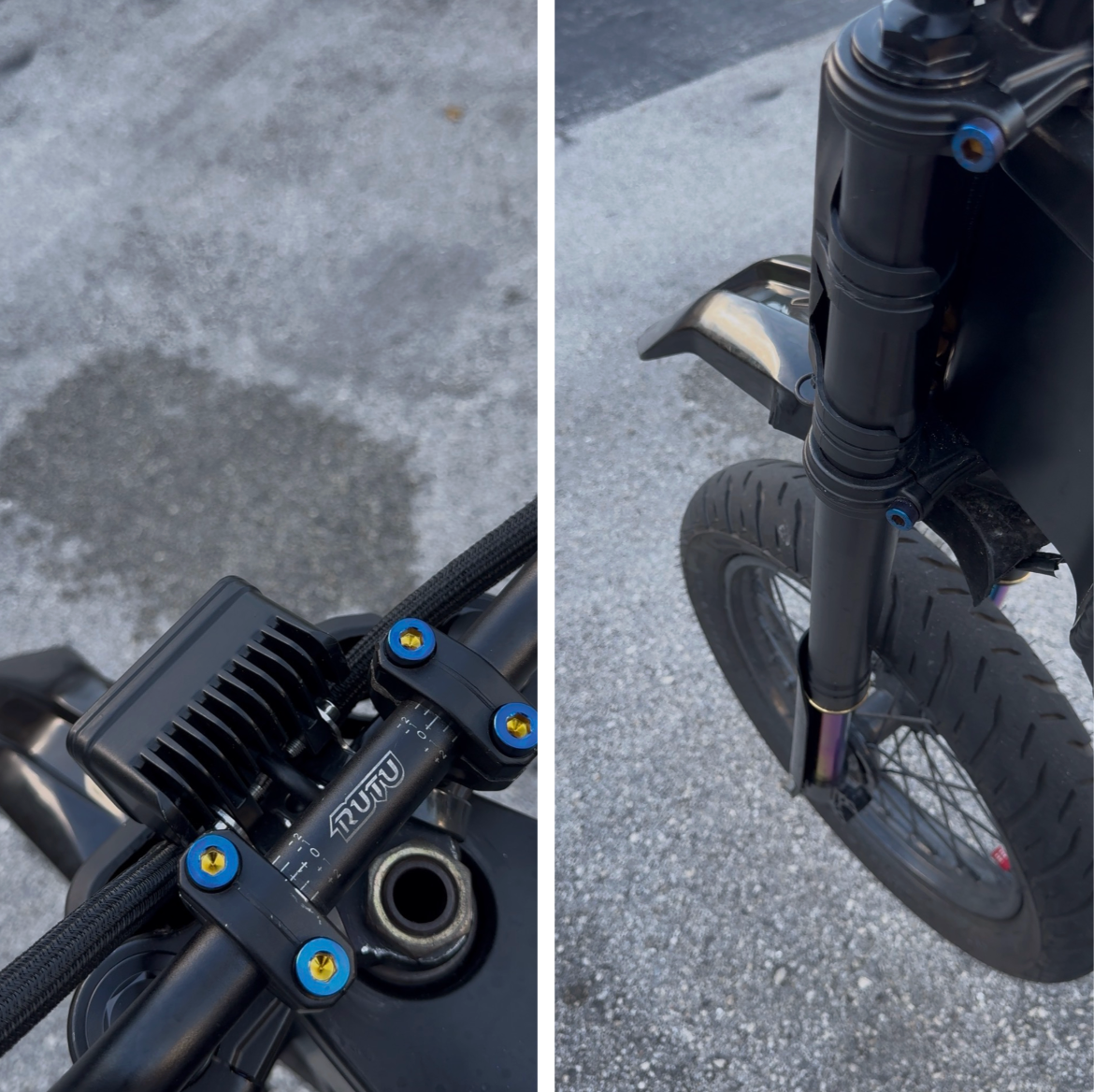 Upgraded Titanium Bolts For Tuttio & Yozma